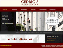 Tablet Screenshot of cedrics.de